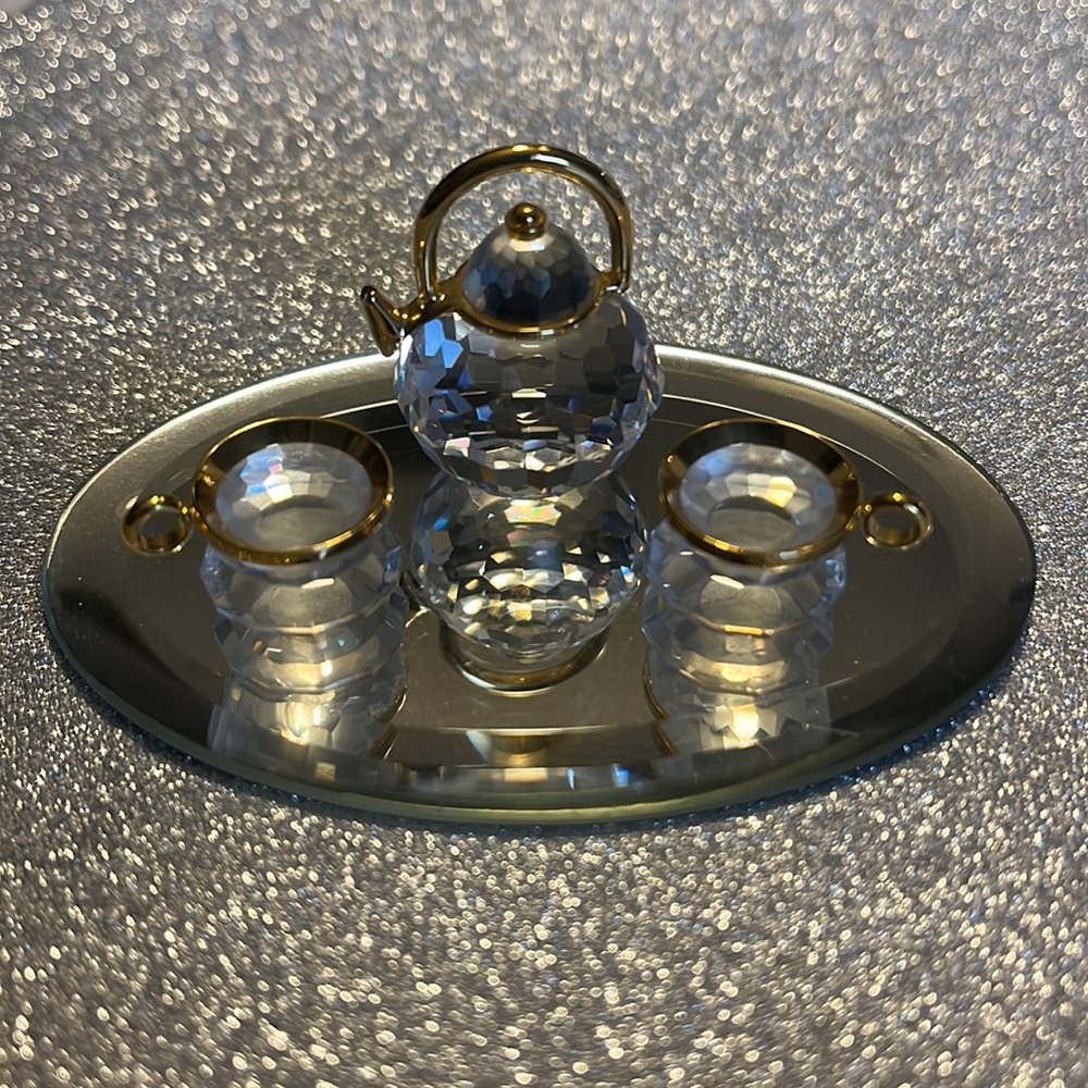 Swarovski Gold Tea Set – Crystal Memories Classics – 174009